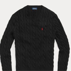 Poli Ralph Lauren Cable-Knit Cotton Sweater